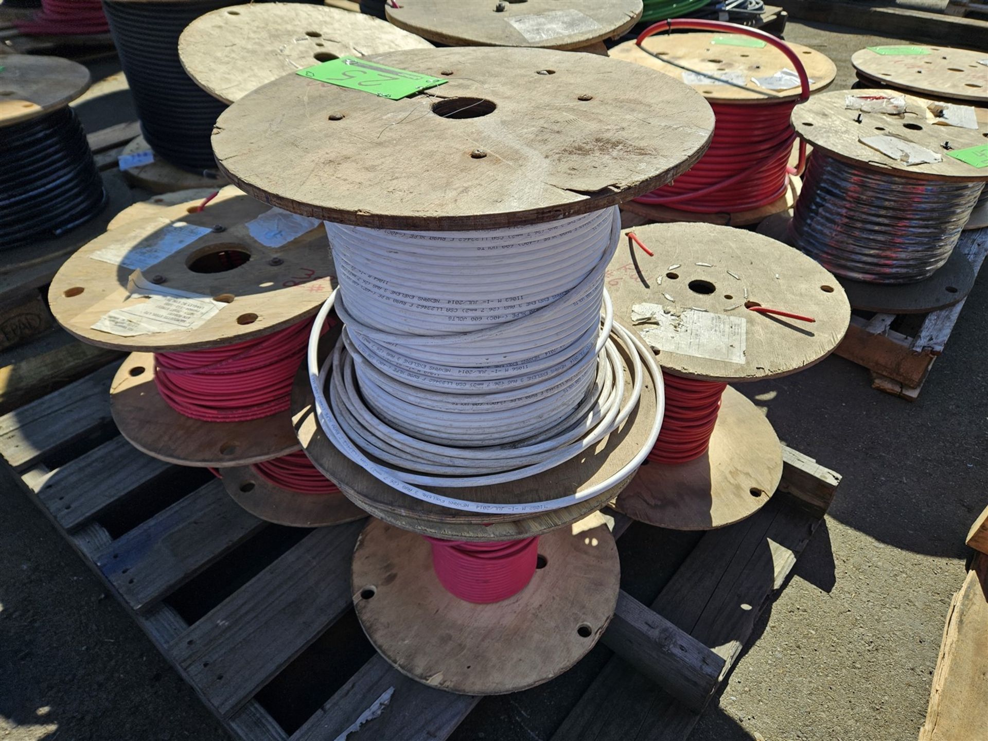 PALLET OF ASSORTED ELEC. WIRE - COPPER - Image 4 of 11