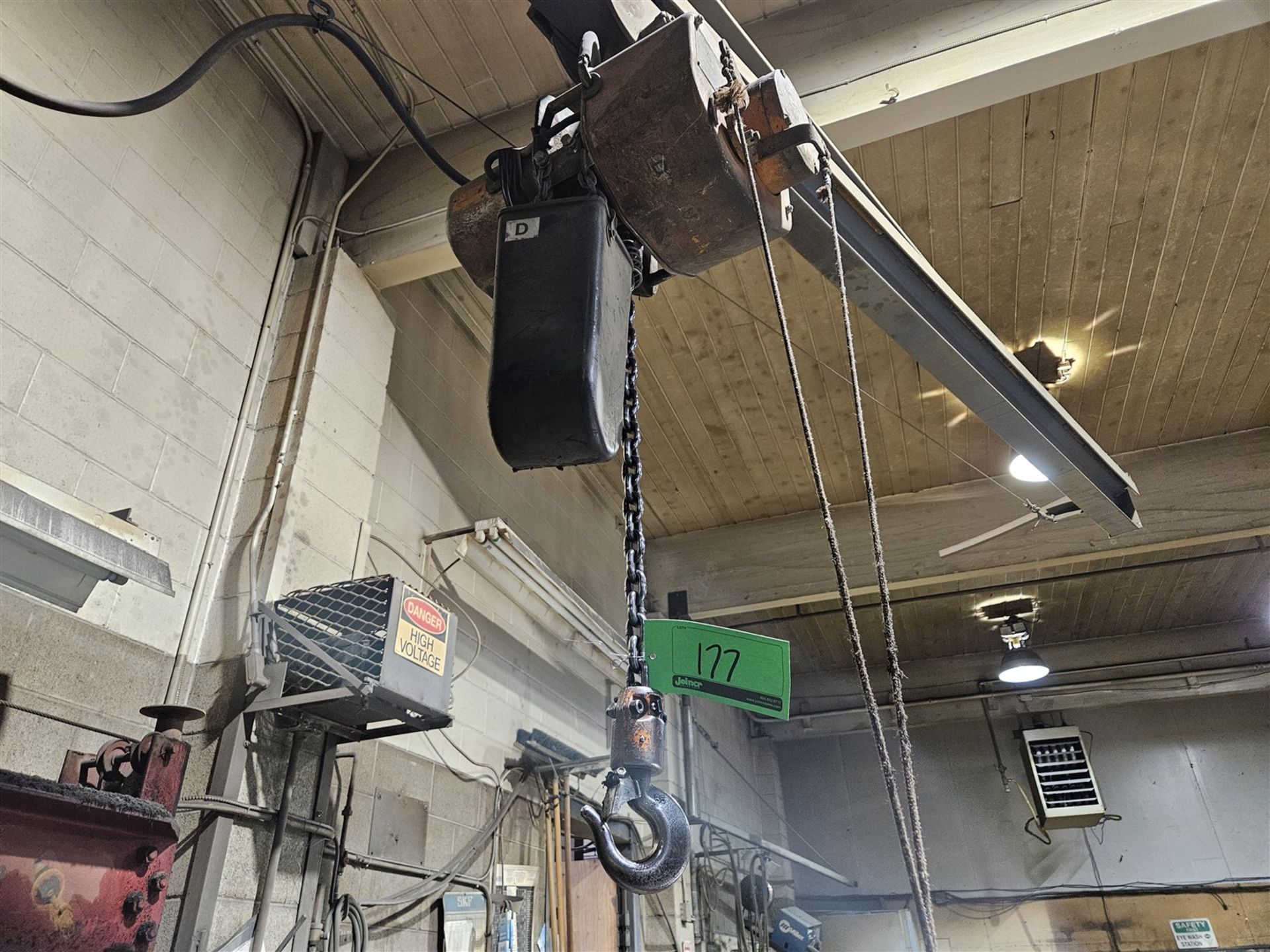 JET 1 TON ELECTRIC CRANE CHAIN HOIST