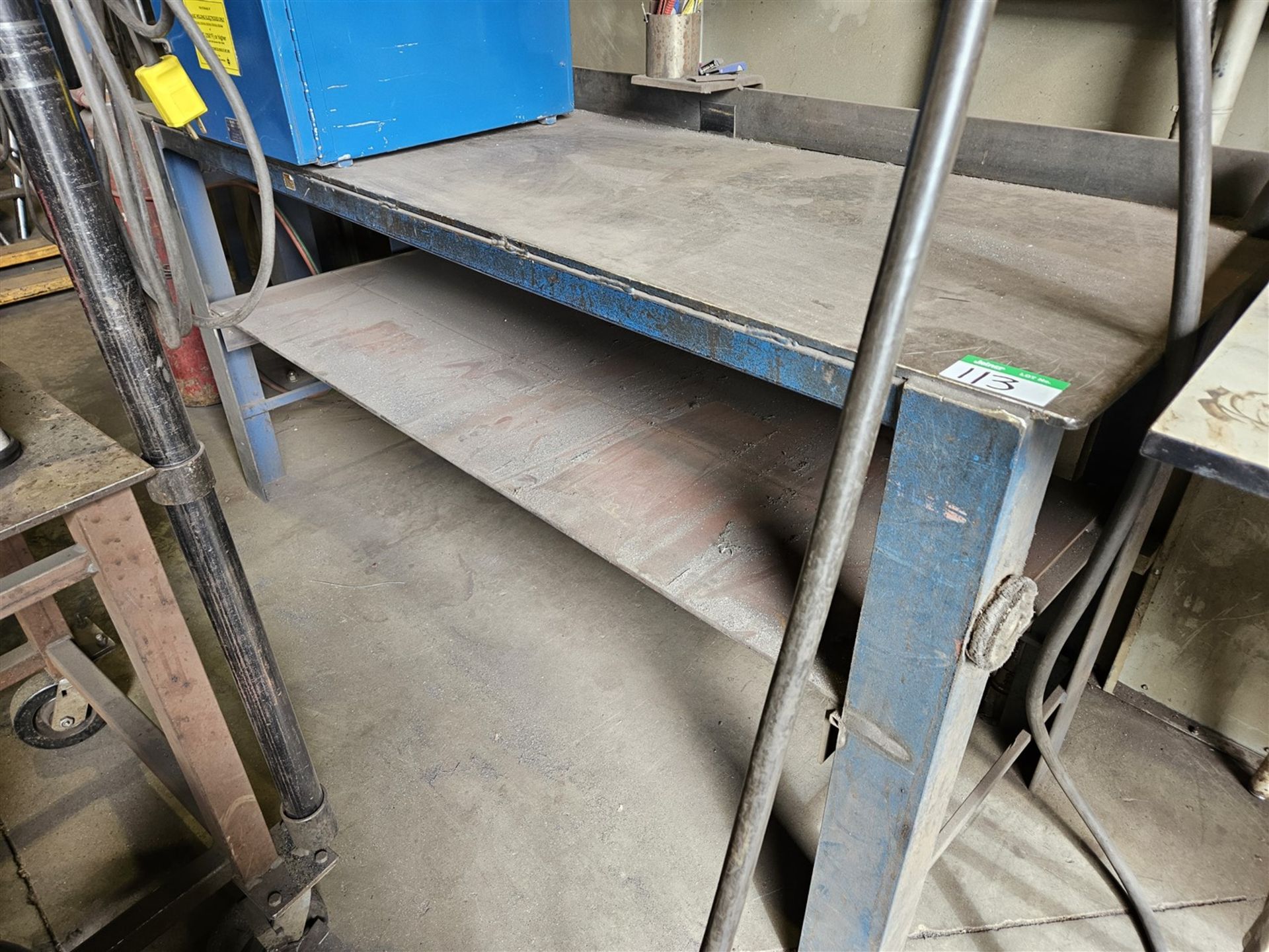 2 FT. X 6 FT. STEEL SHOP TABLE