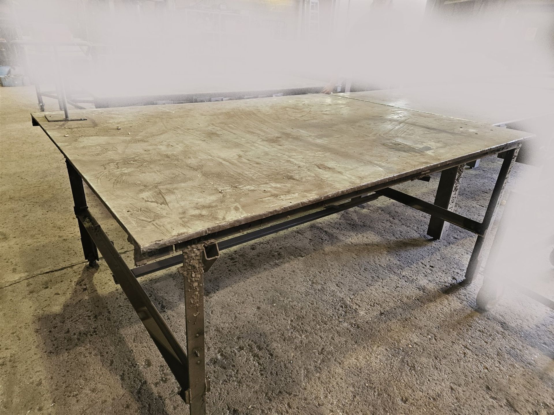 5 FT. X 6.5 FT. STEEL SHOP TABLE