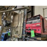 LINCOLN ELECTRIC CV-300 IDEAL ARC WELDER W/MILLER R-115 WIRE FEEDER