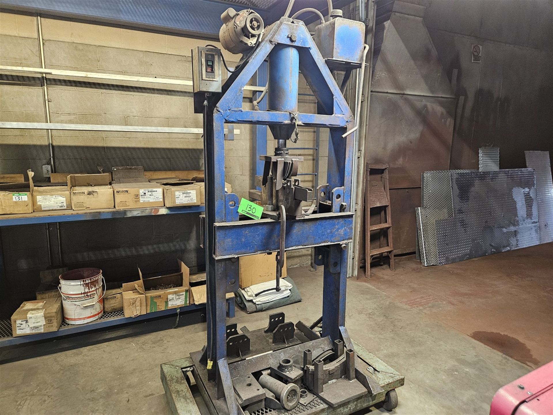 H-FRAME HYDRAULIC PRESS W/ACCESSORIES