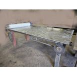 4 FT. X 8 FT. STEEL SHOP TABLE