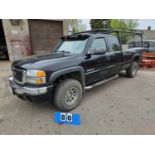 2005 GMC 3500 SLT PICK UP TRUCK, VORTEC 8100, 8.1 LITER ENGINE, 218,761 KM, AIR, PW LEATHER, 4X4