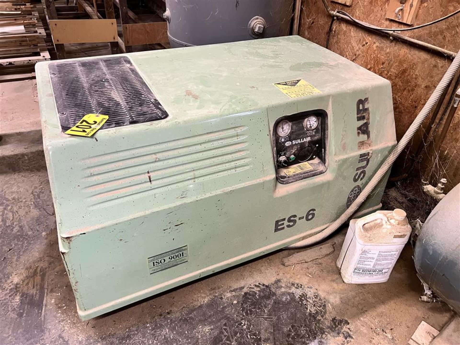 Solair Model SULLAIR MODEL ES-6 ROTARY SCREW AIR COMPRESSOR, 3PH