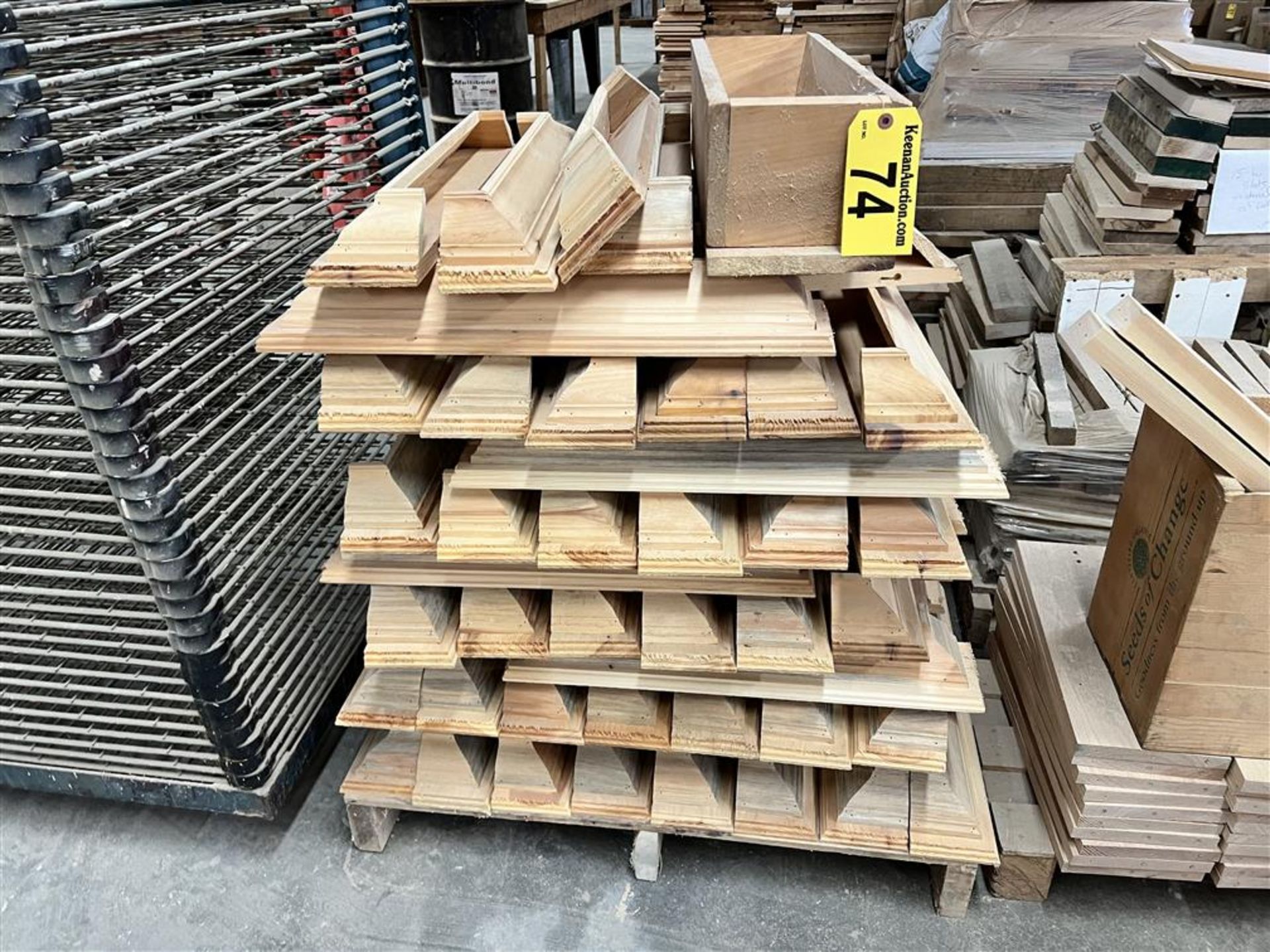 LIFT OF 38-ASSORTED WALL SHELVES