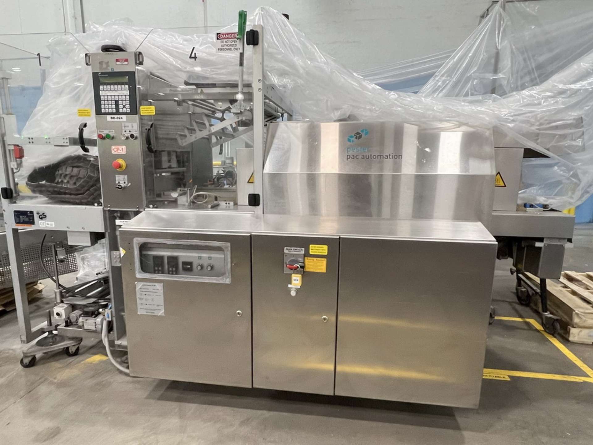 Pester Model Pester Model PEWO-Pac-450 Automatic Shrink Bundler, SN 11312A, New 2006 ...