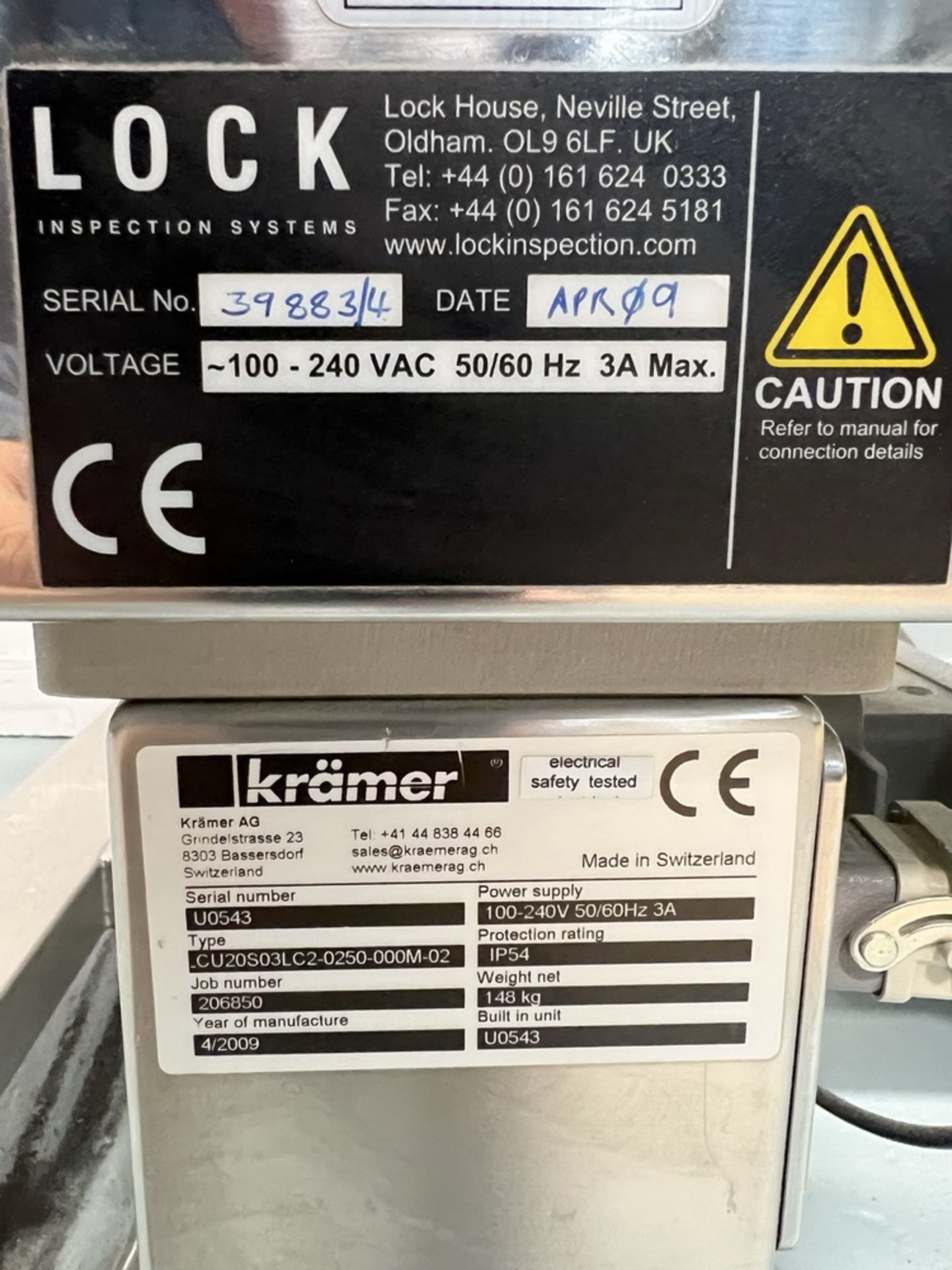 Kramer & Lock Combination Deduster / Metal Check - Image 4 of 5