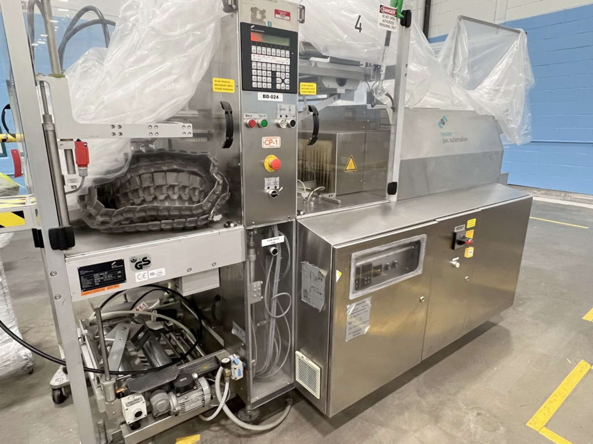 Pester Model Pester Model PEWO-Pac-450 Automatic Shrink Bundler, SN 11312A, New 2006 ...