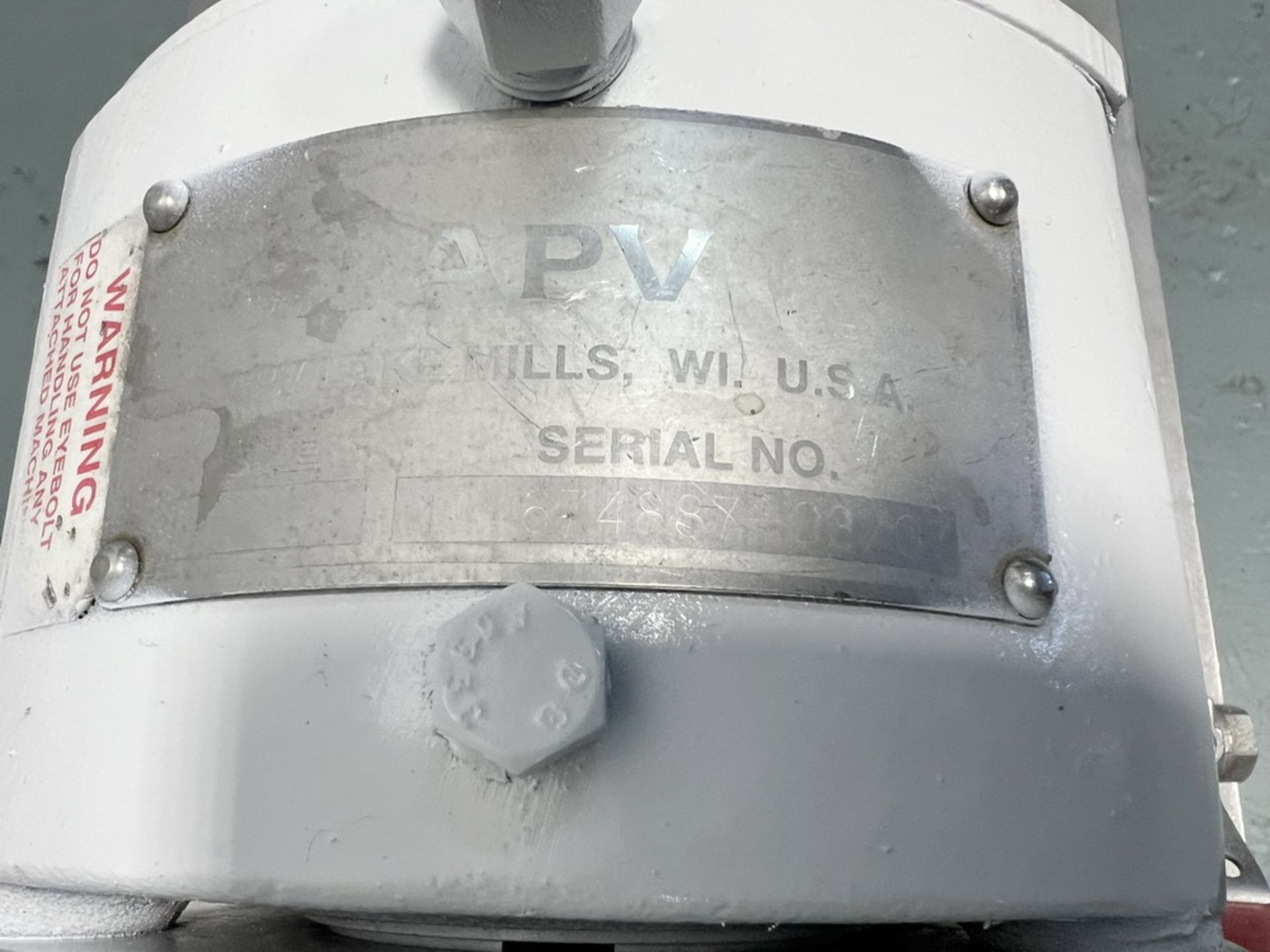 APV Stainless Steel 7.5 HP Positive Displacement Pump - Image 4 of 5