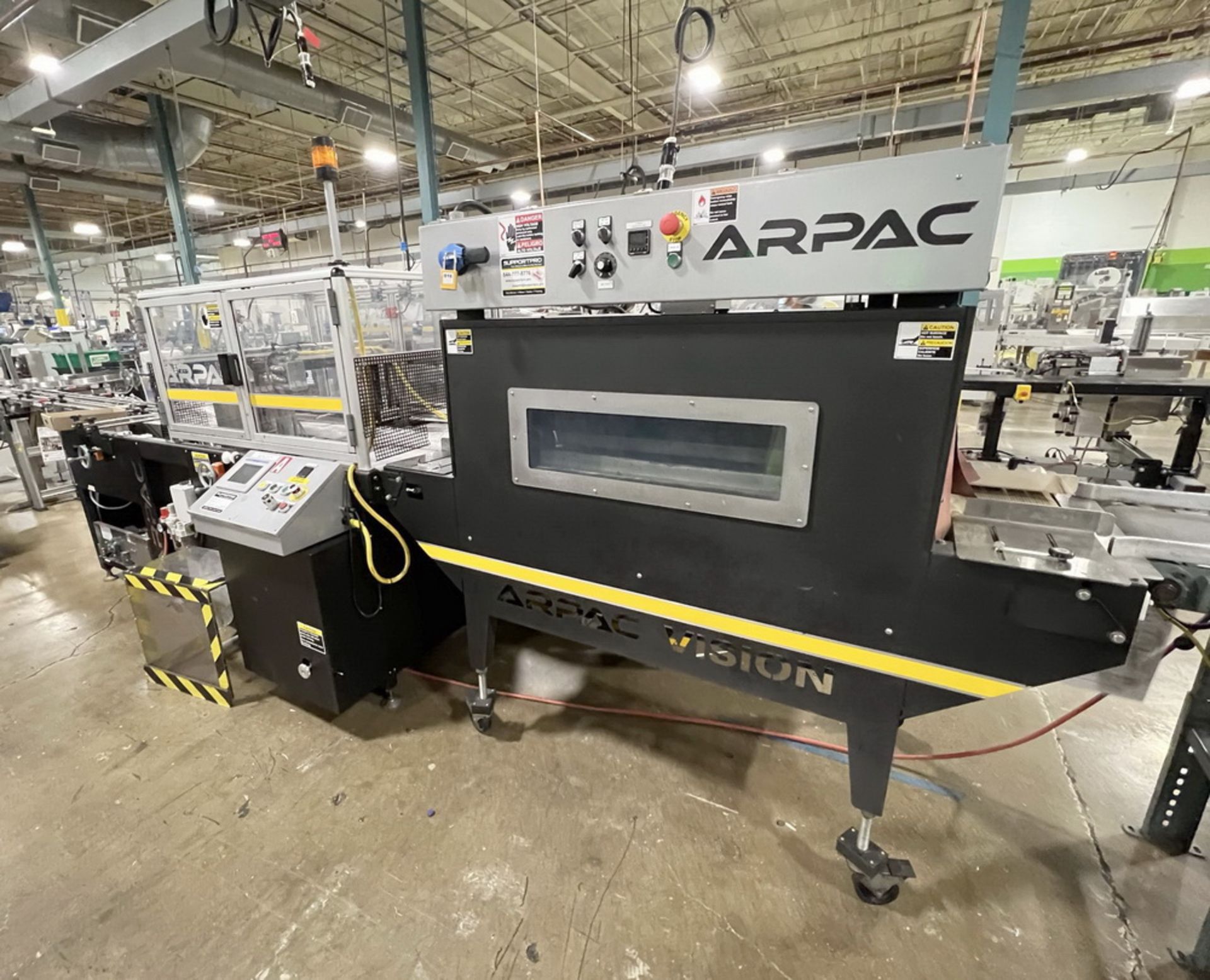 Arpac TS-37 Continuous Motion Side Seal Shrink Wrapper w/Tunnel - Image 4 of 14