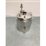 Alloy Products 40 Liter 316LSS Sanitary Style Jacketed & Pressure Tank