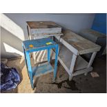 Assorted Shop Work Tables