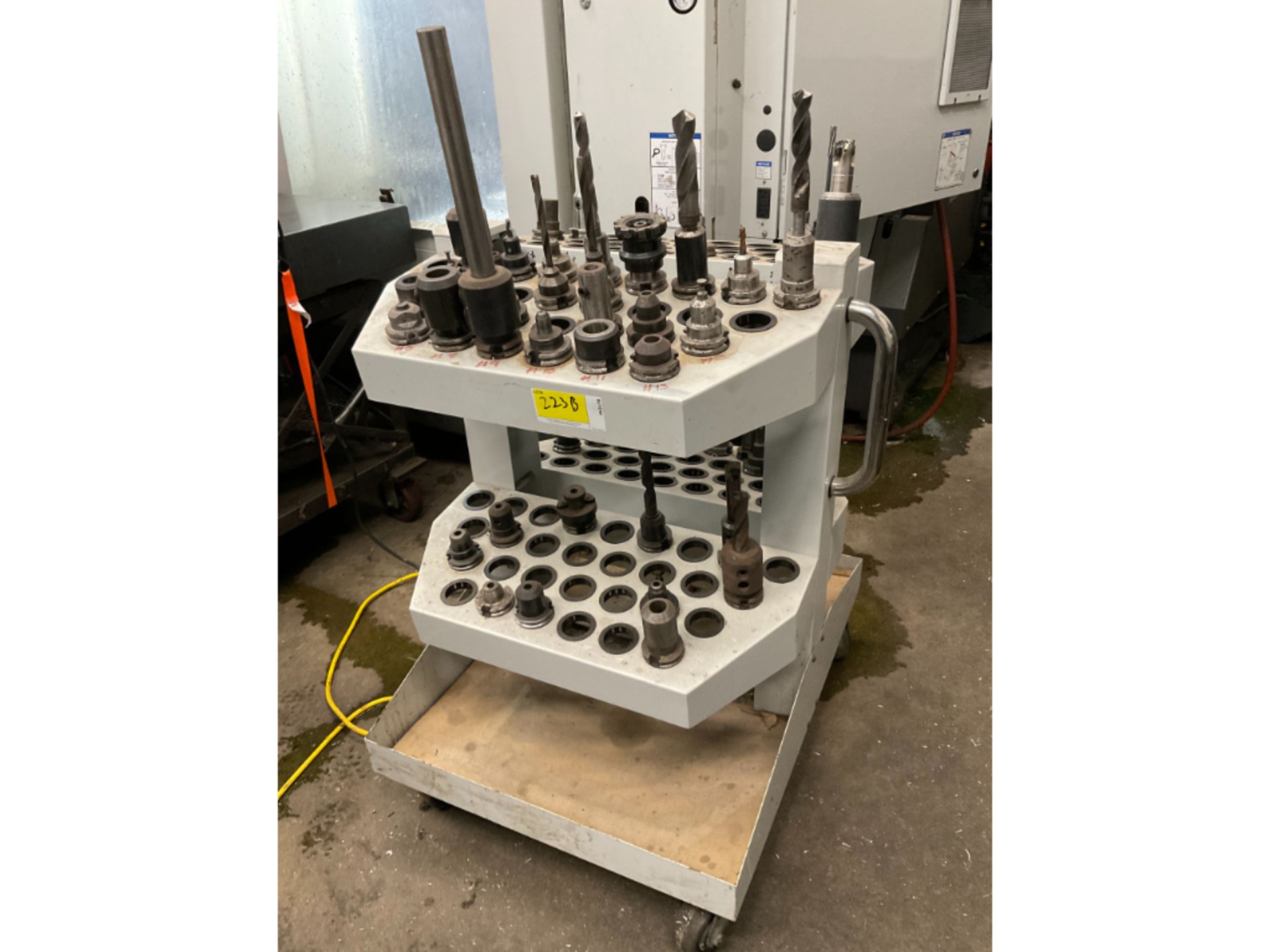 Cat 40 Holders w/ Cart for Haas Mill