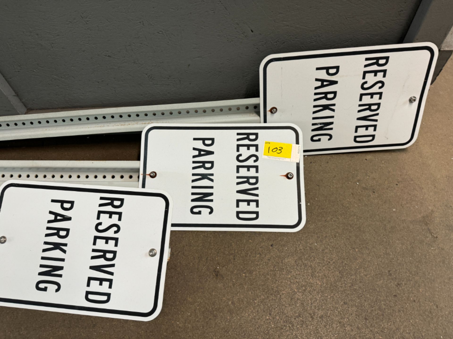3 Reserved Parking Lot Signs - Image 2 of 3