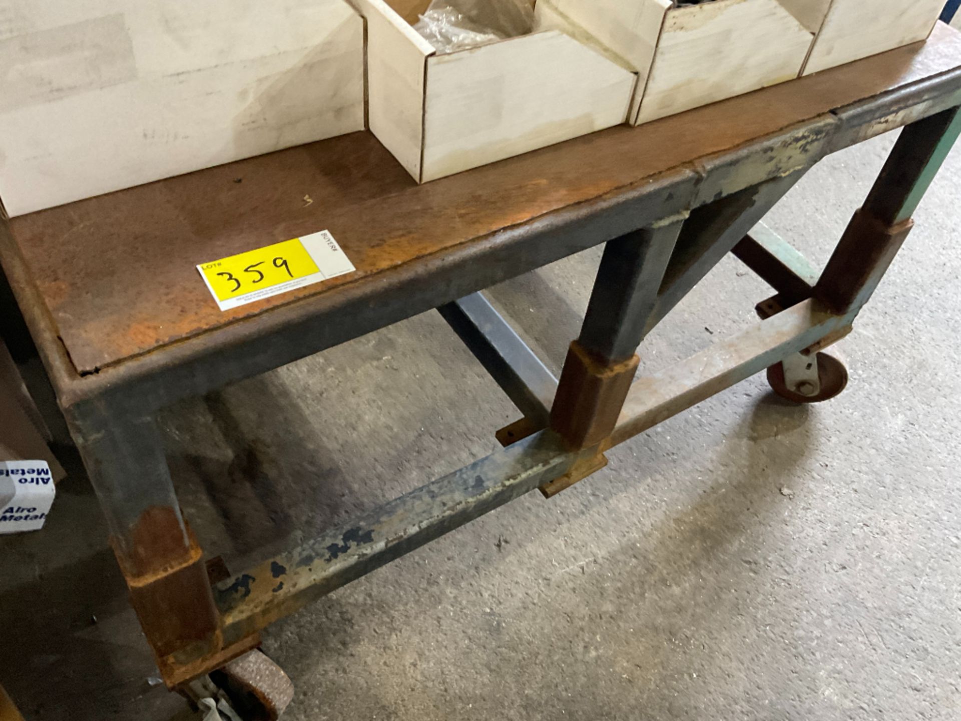 66"x42" Rolling Work table - Image 3 of 3