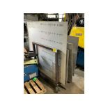 Material Cart w/ Various Size 6061 Aluminum Plate