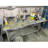 Metal Workbench 5' x 30" - Heavy Paint Residue