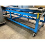 10'x3' Rolling Work Table