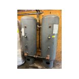 Pair of Vertical Reciever Air Tanks