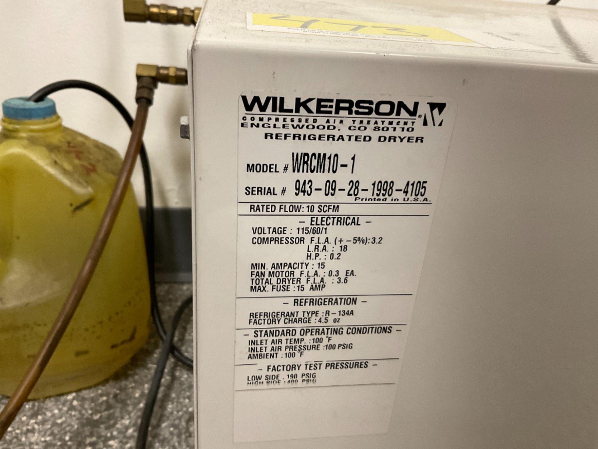 Wilkinson Refrigerated Dryer - Image 2 of 7