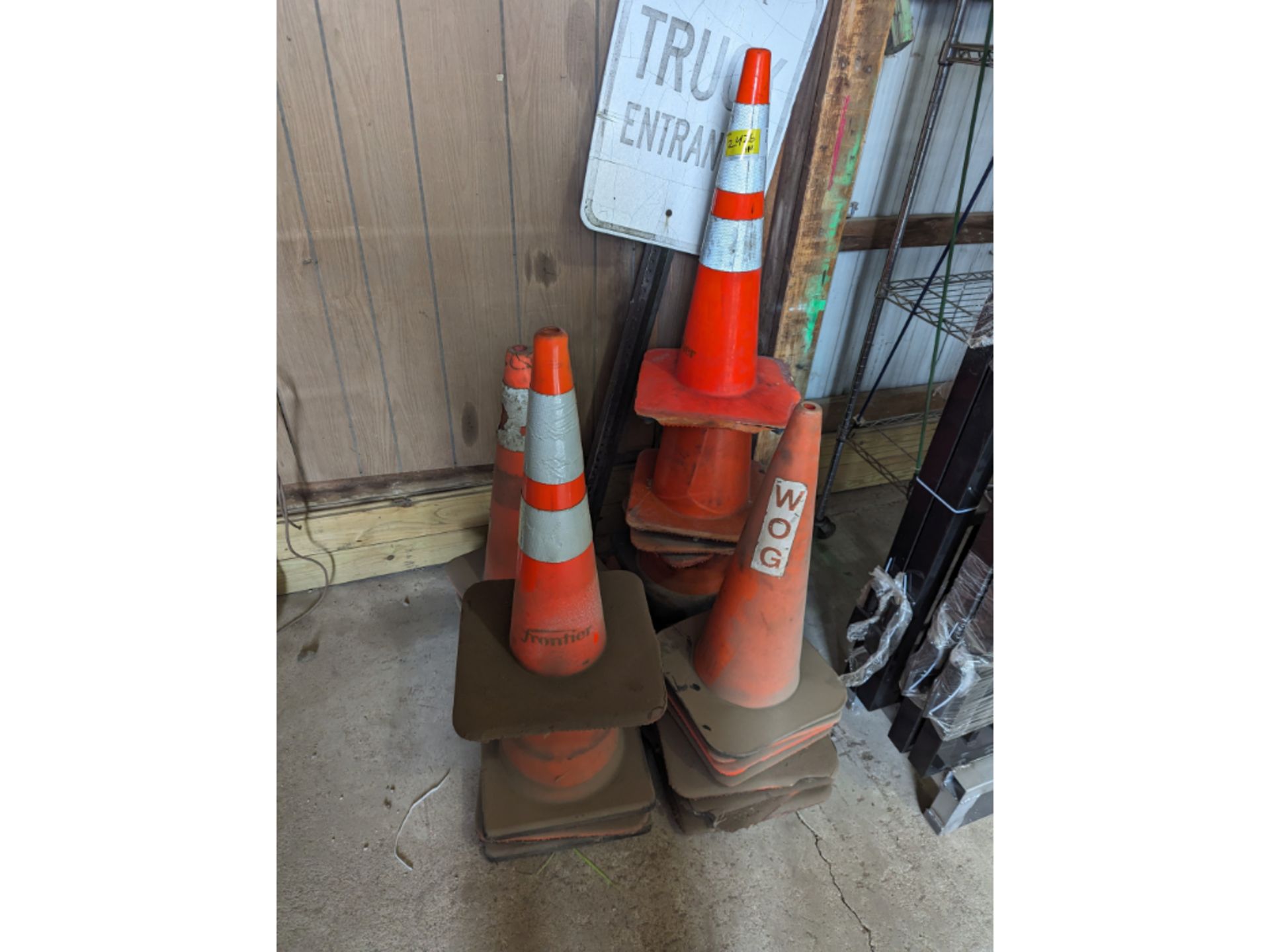 Safety Cones Sign
