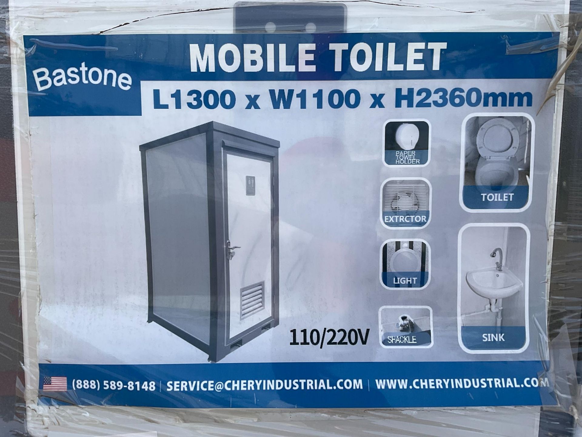 Bastone Mobile Toilet w/ Single - Image 3 of 3