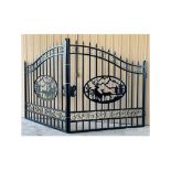 Greatbear 14' Wrought Iron Gate w/ Deer