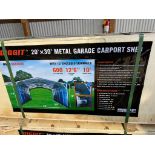 Diggit 20'x30' Metal Garage Carport Shed