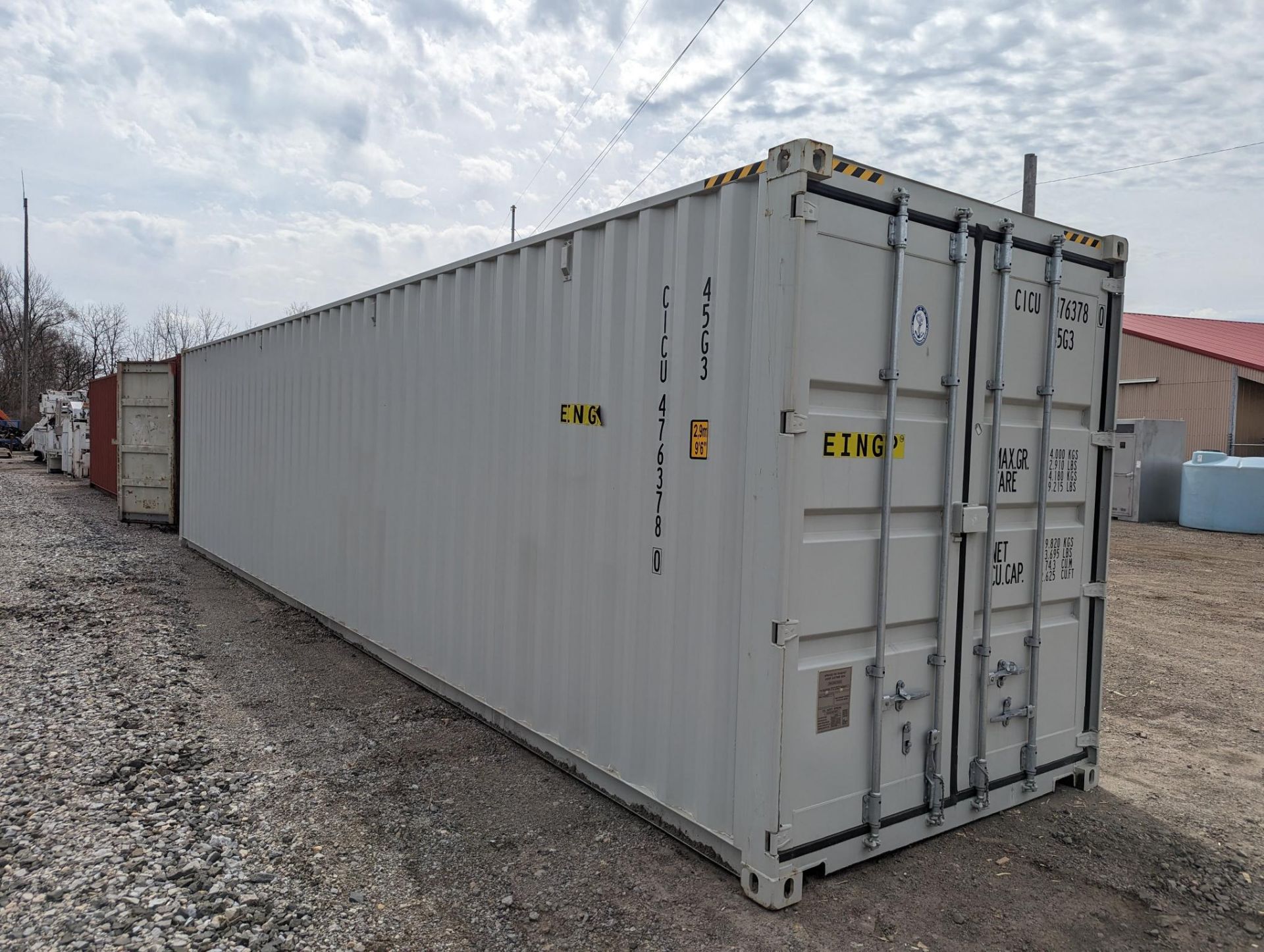 1 Trip 40' High Side Shipping Container w/ Side Doors - Image 5 of 5