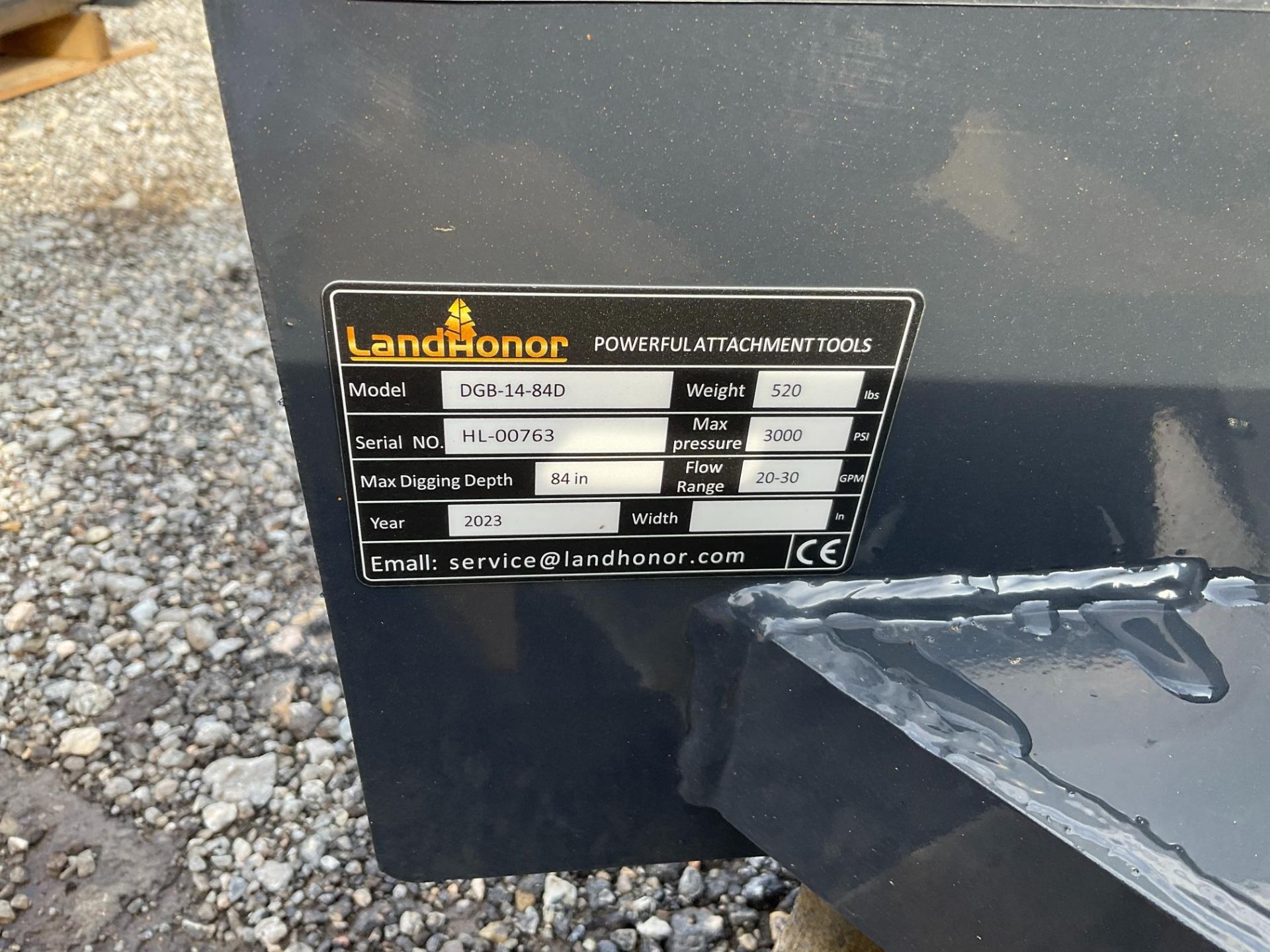 Landhonor DGB-14-84D Backhoe Attachment - Image 6 of 6