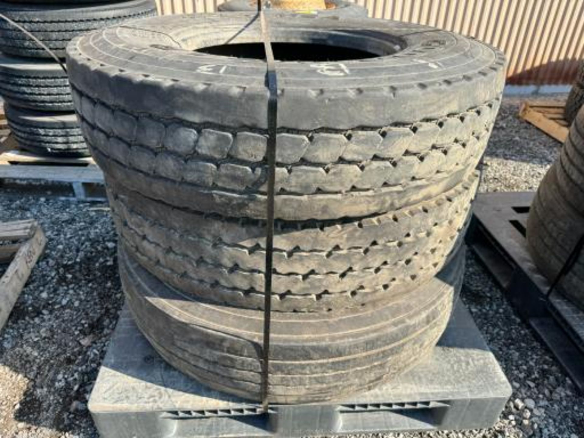 3 Goodyear G287 MSA 12R 22.5 Tires - Image 3 of 3