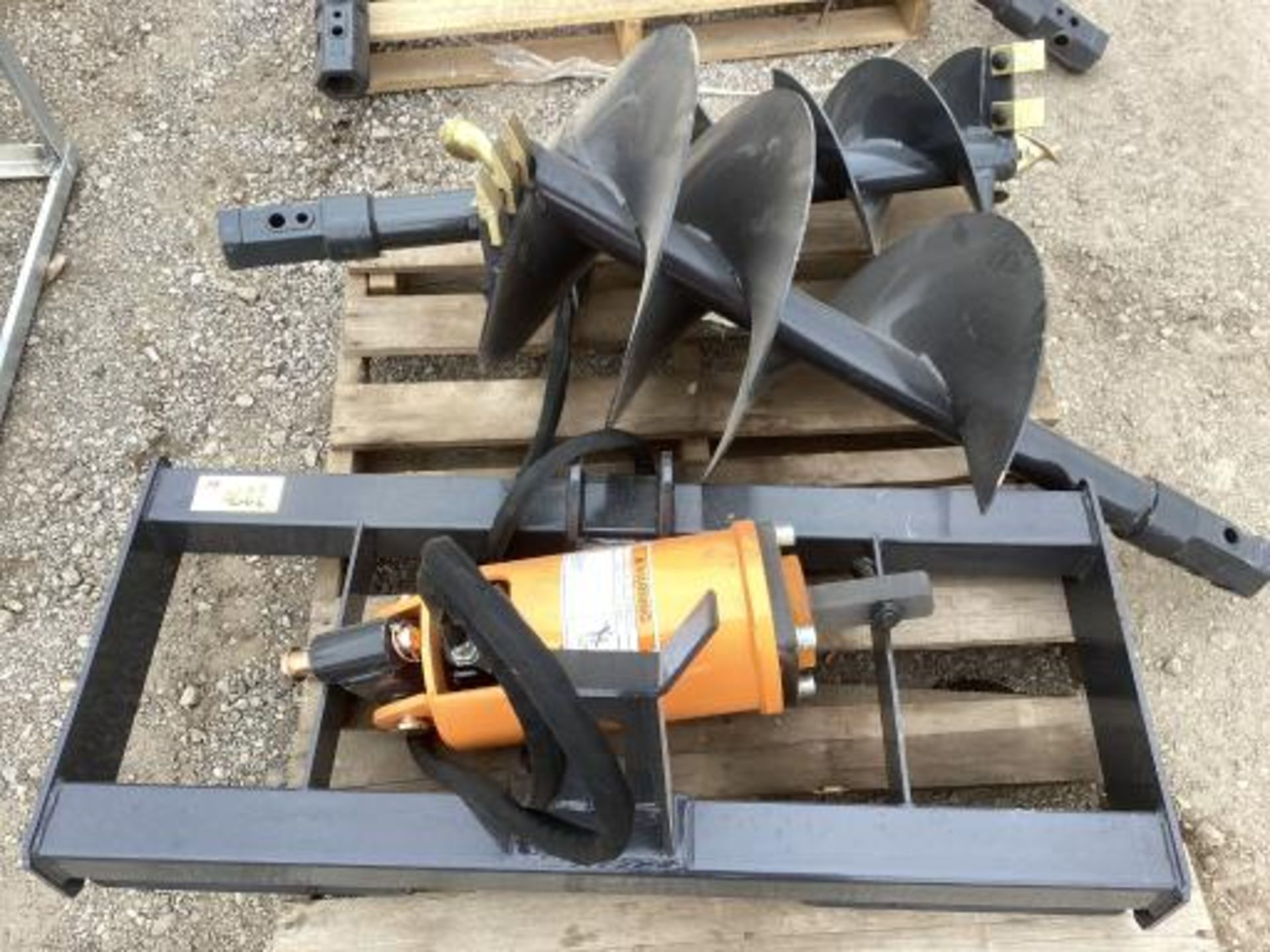 Wolverine Skid Steer Auger W/ 12" 18" Bits - Image 2 of 4