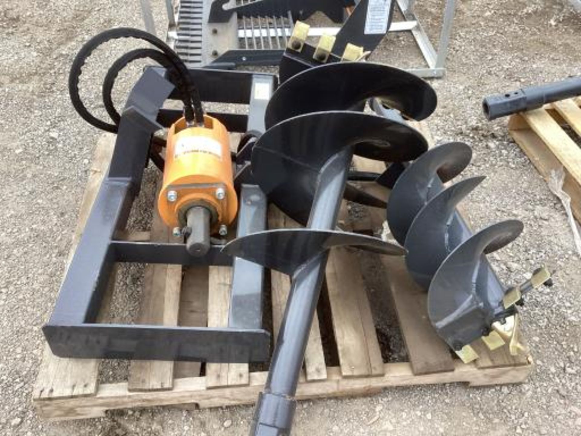 Wolverine Skid Steer Auger W/ 12" 18" Bits - Image 3 of 4