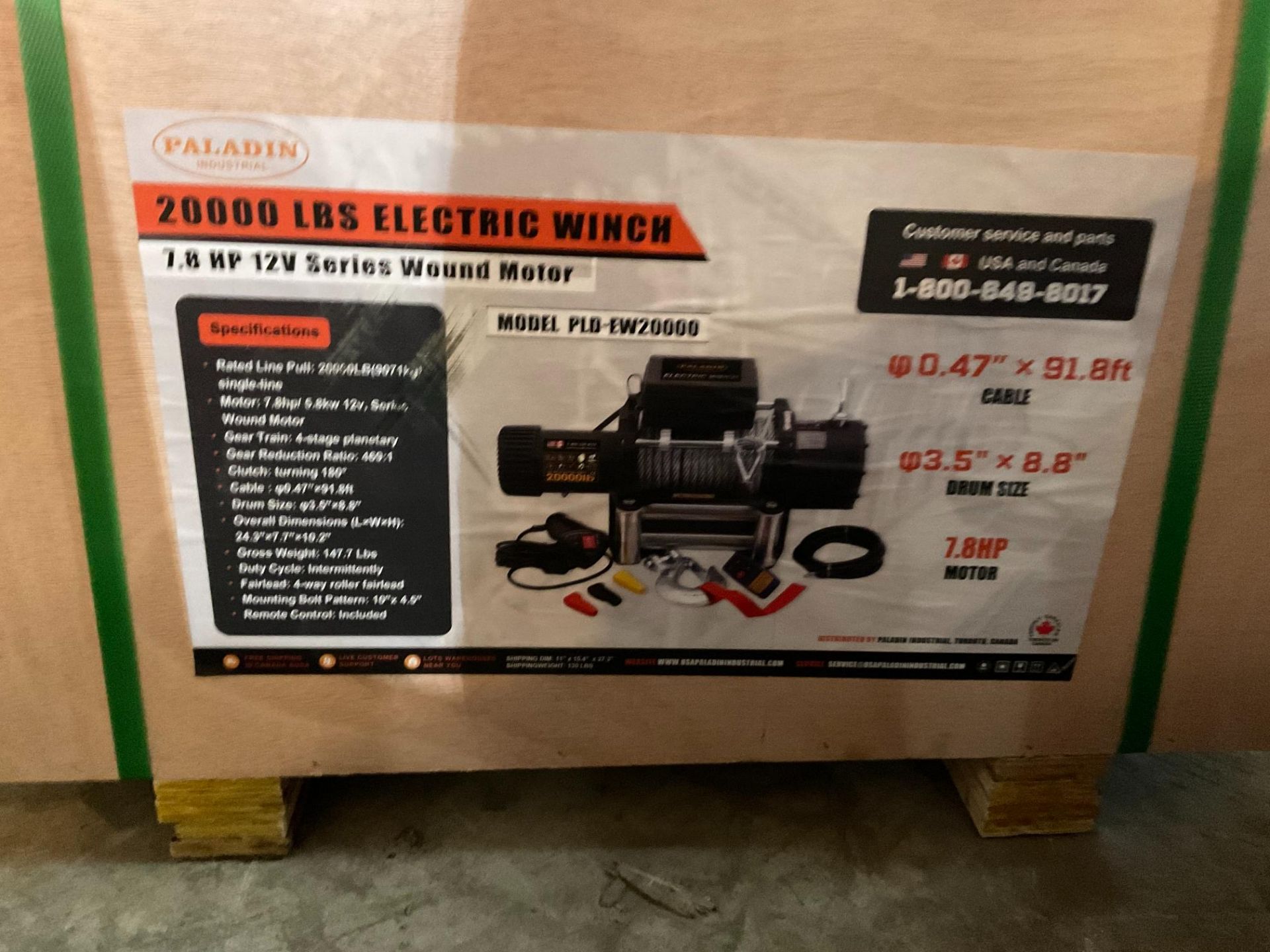 Paladin 20k Electric Winch - Image 2 of 3