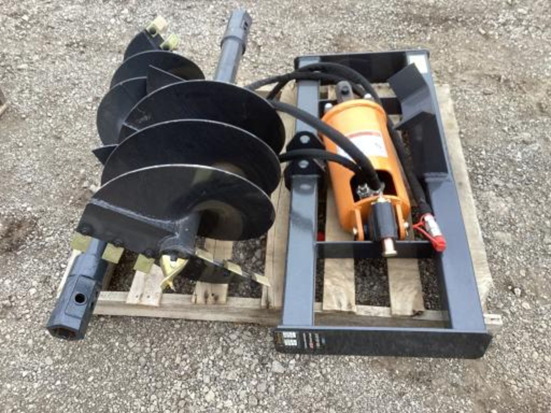 Wolverine Skid Steer Auger W/ 12" 18" Bits - Image 3 of 5