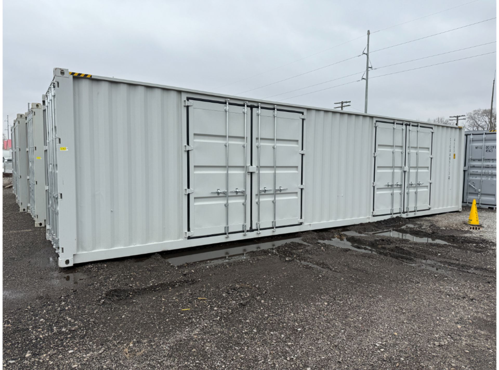 1 Trip 40' High Side Shipping Container w/ Side Doors