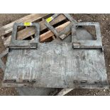 Skid Steer Smooth Plate W/ Guard