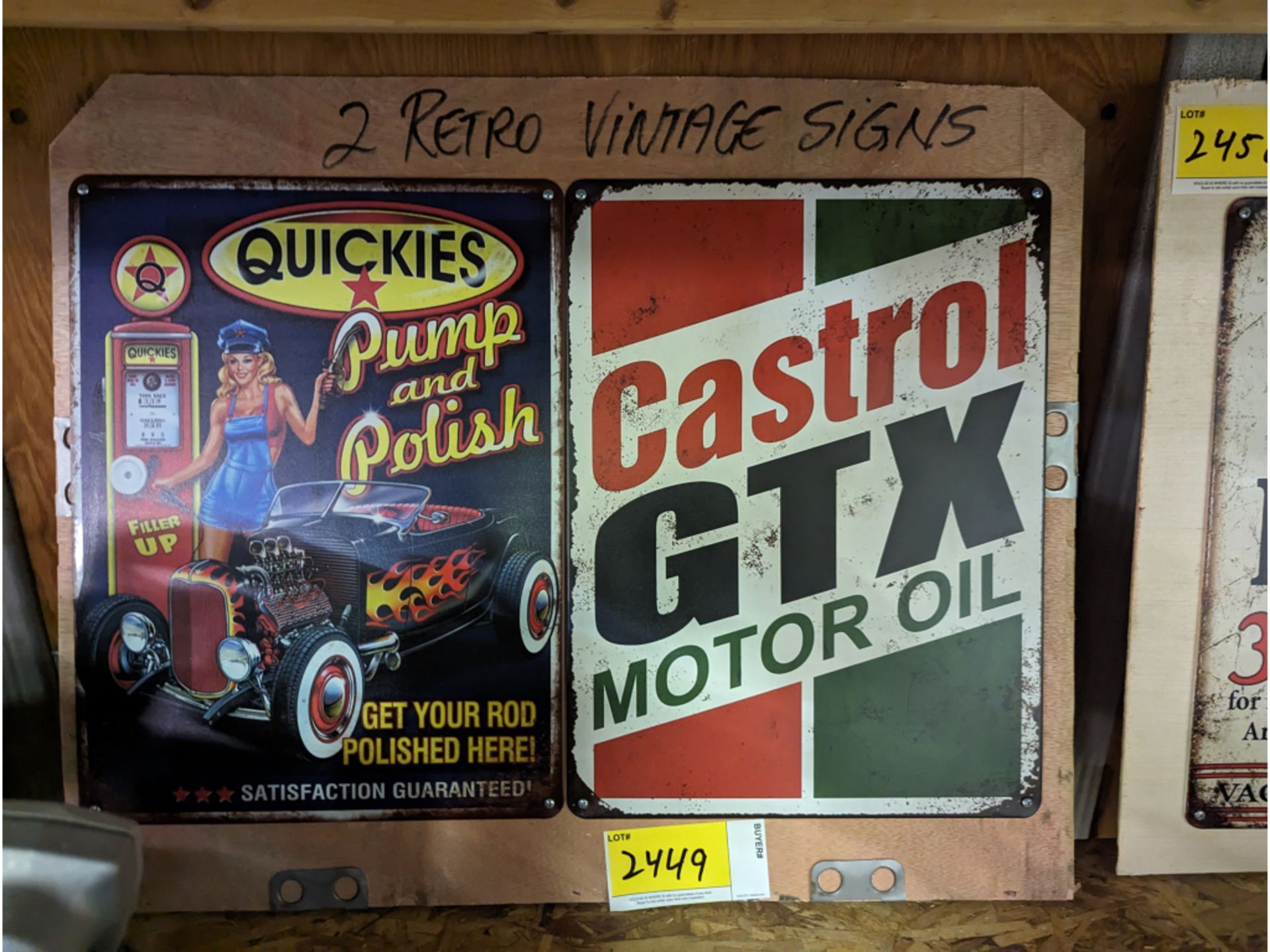 2 "Retro Vintage Signs"