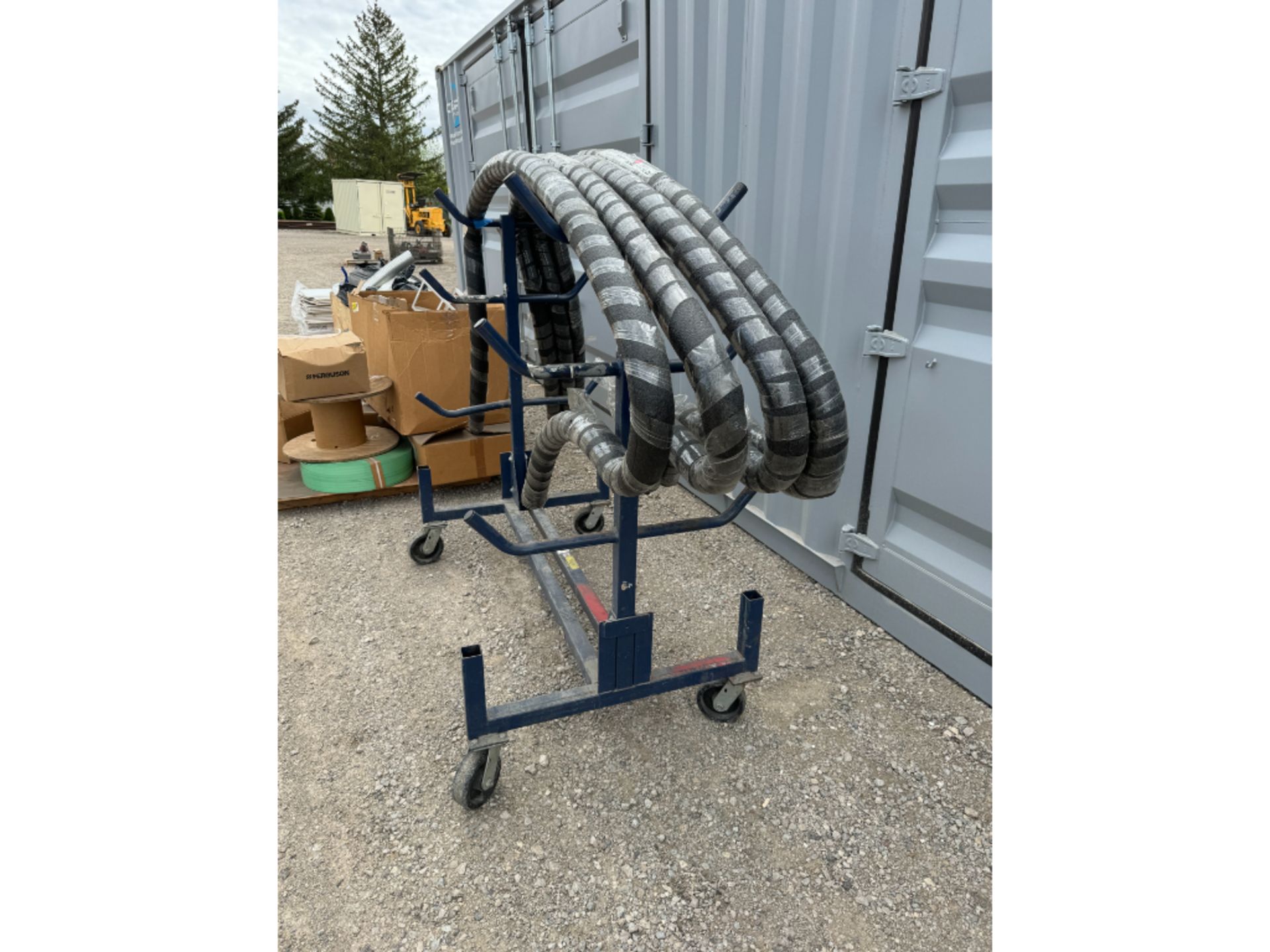 56" x 34" Pipe Cart W/ Ins Pipe - Image 2 of 4
