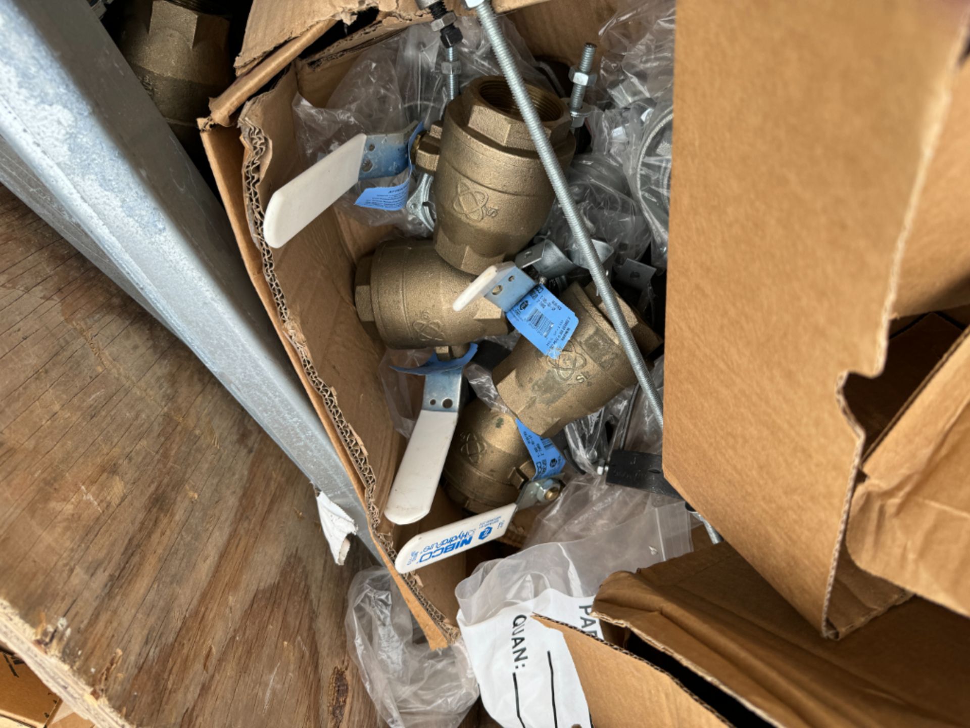 Brass Valves, Assorted PVC Fittings, & More - Image 4 of 5