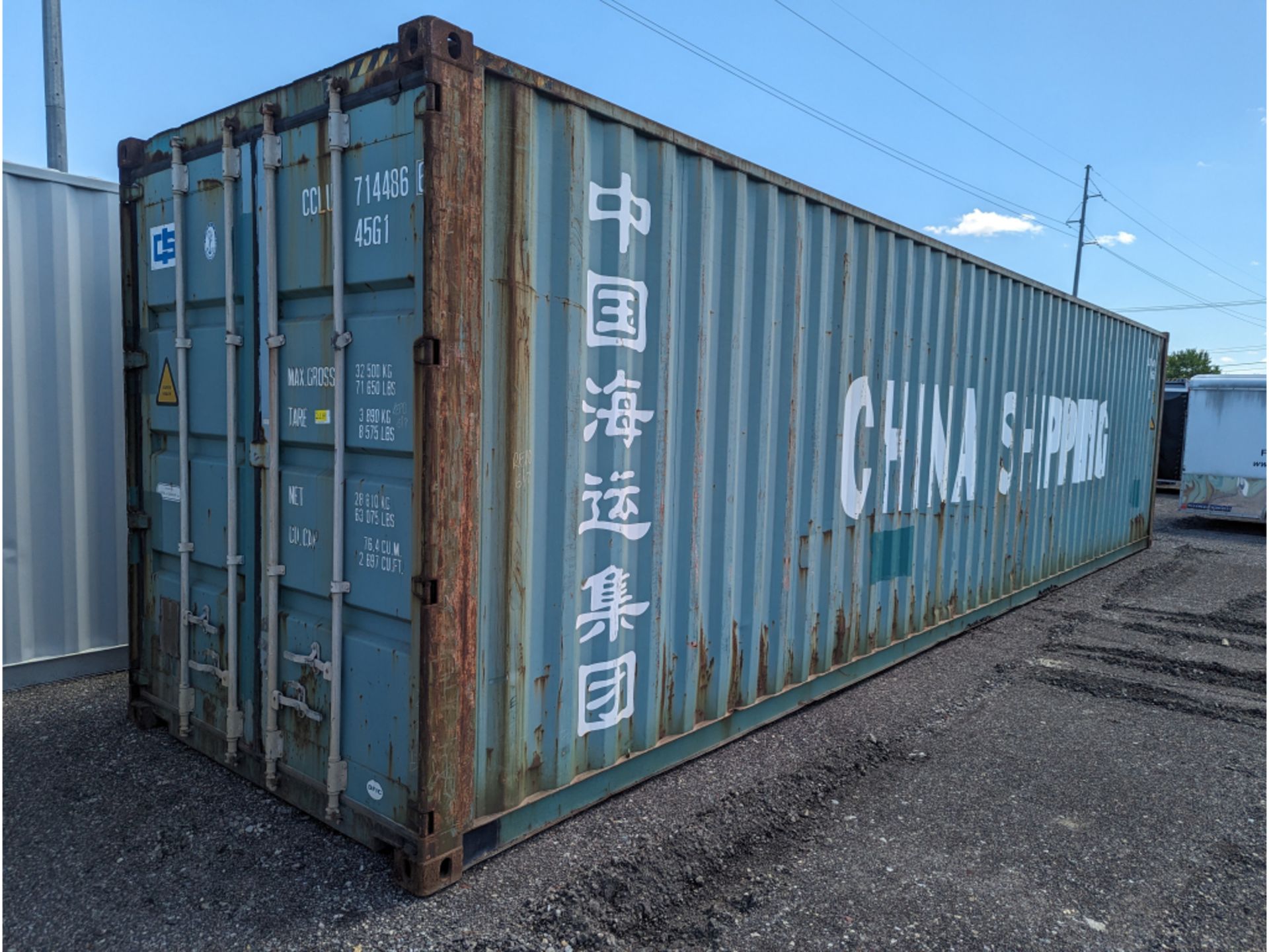 Used 40' High Side Shipping Container - Image 2 of 4