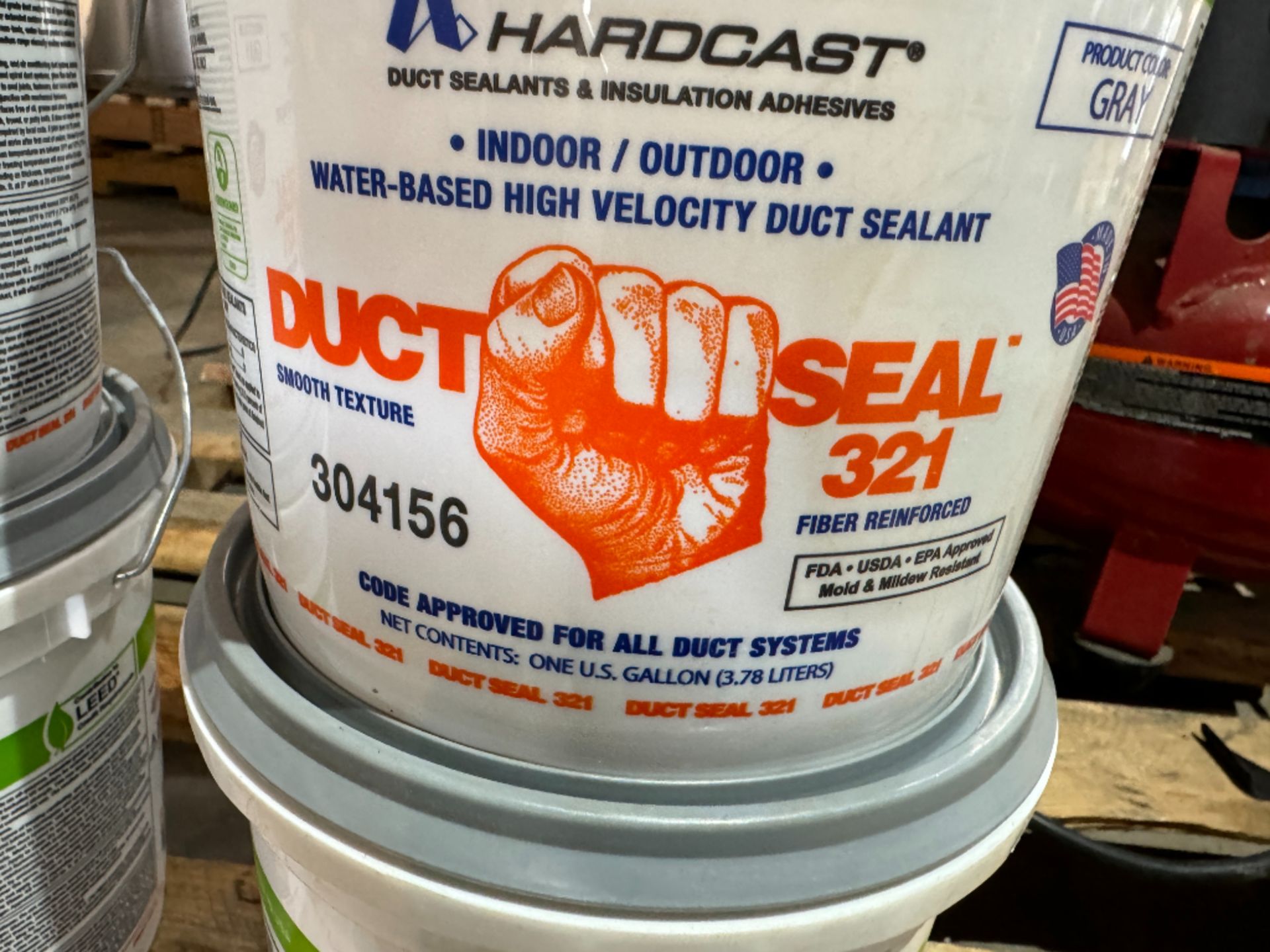 (4) 1 Gallon Tubs of Duct Seal - Image 2 of 3
