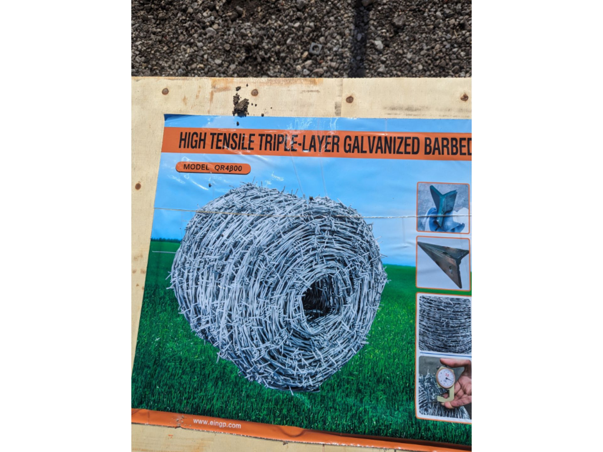 6,200 Ft High Tensile Triple Layer Galvanized Barbed Wire - Image 5 of 5