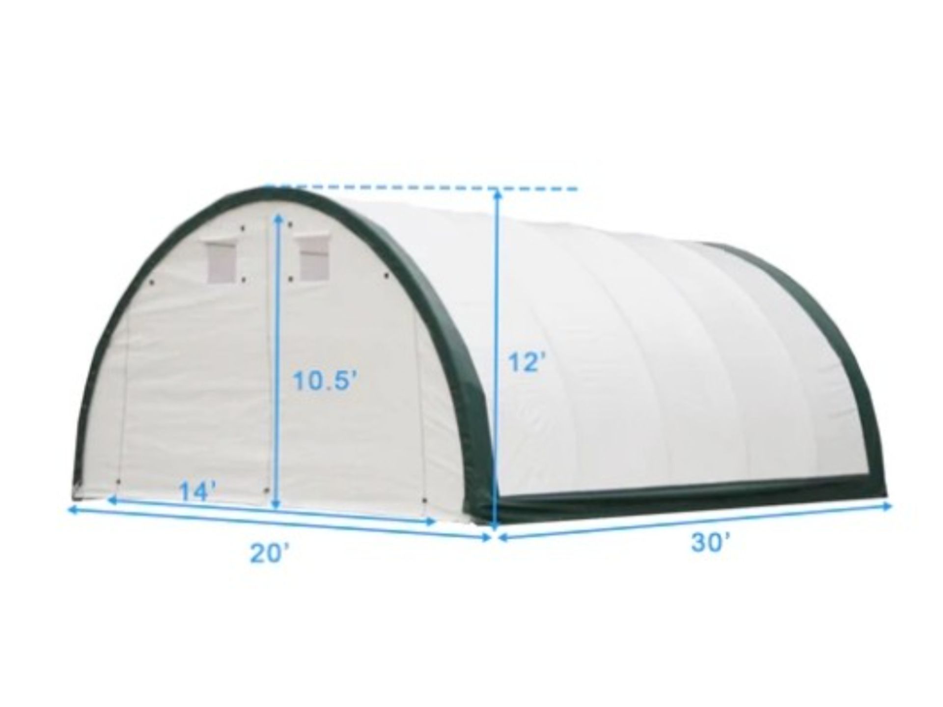 20' x 30' x 12' Dome Shelter - Image 4 of 6