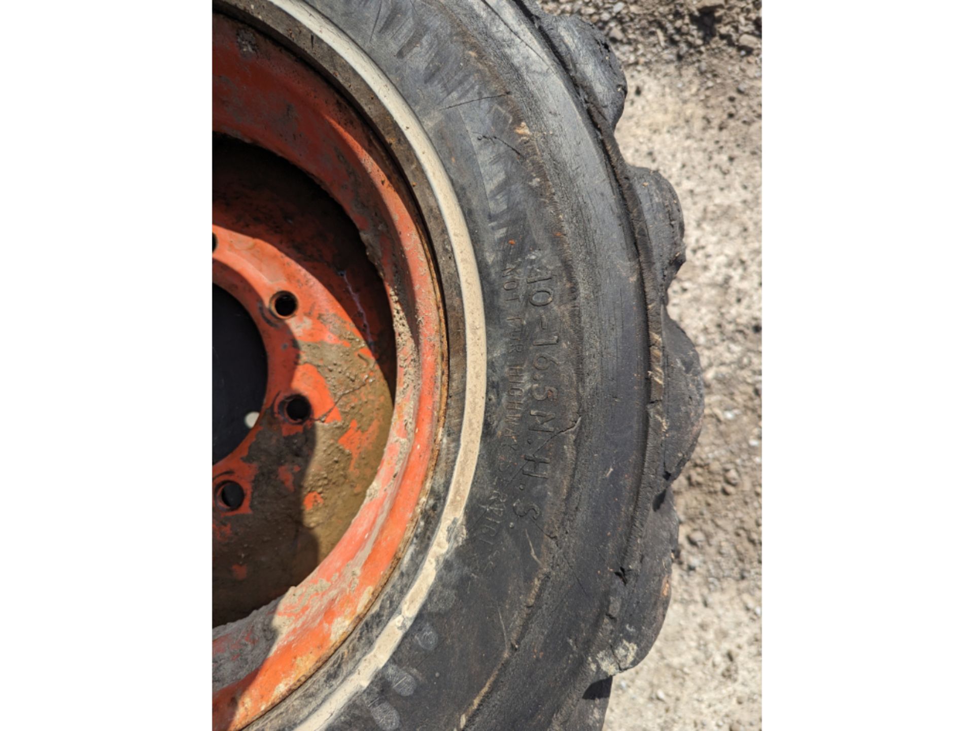 4 10-16.5 Skid Steer Tires & Rims - Image 7 of 7