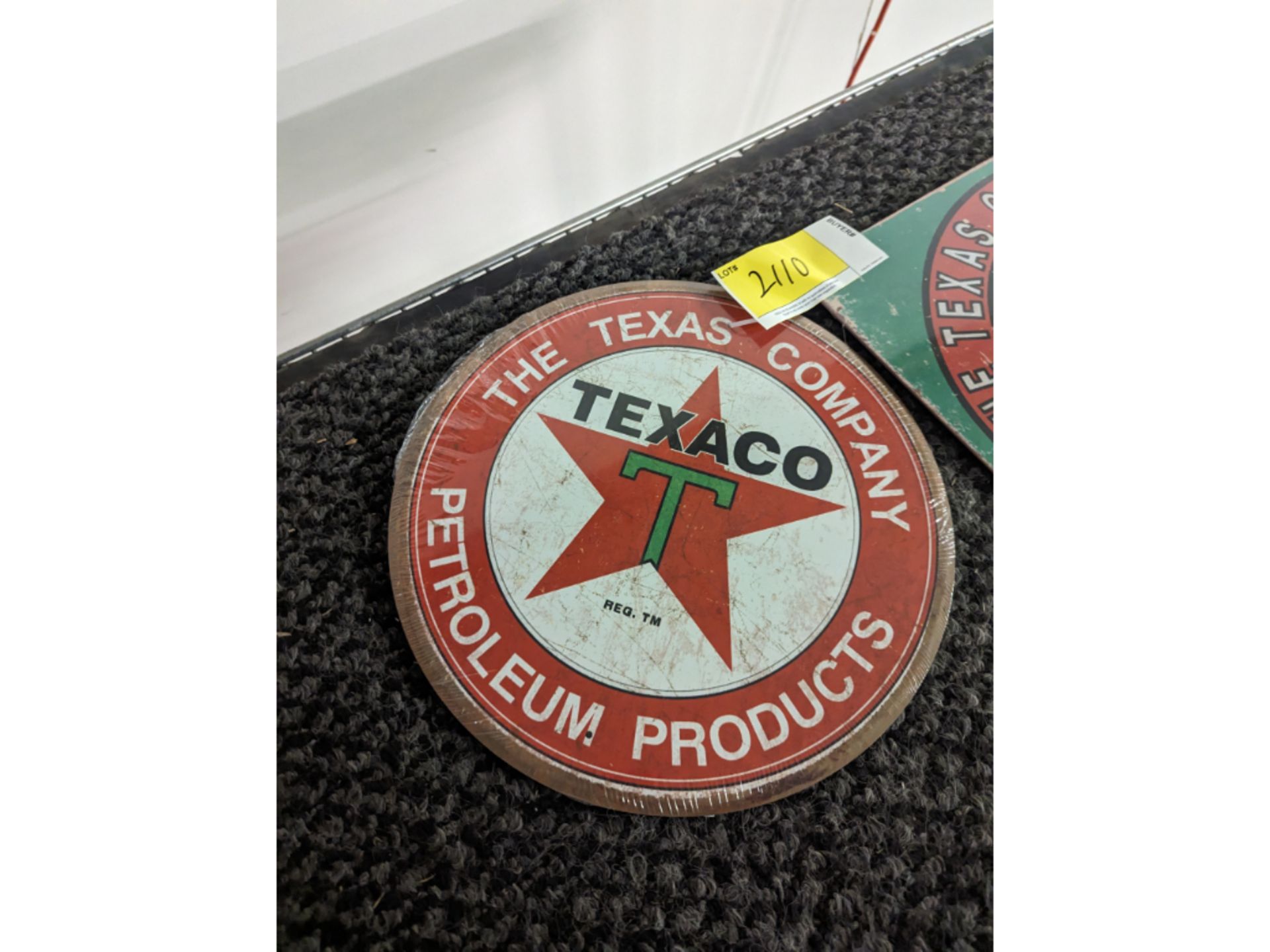"2 Retro Vintage Signs" Texaco Oil - Image 3 of 3