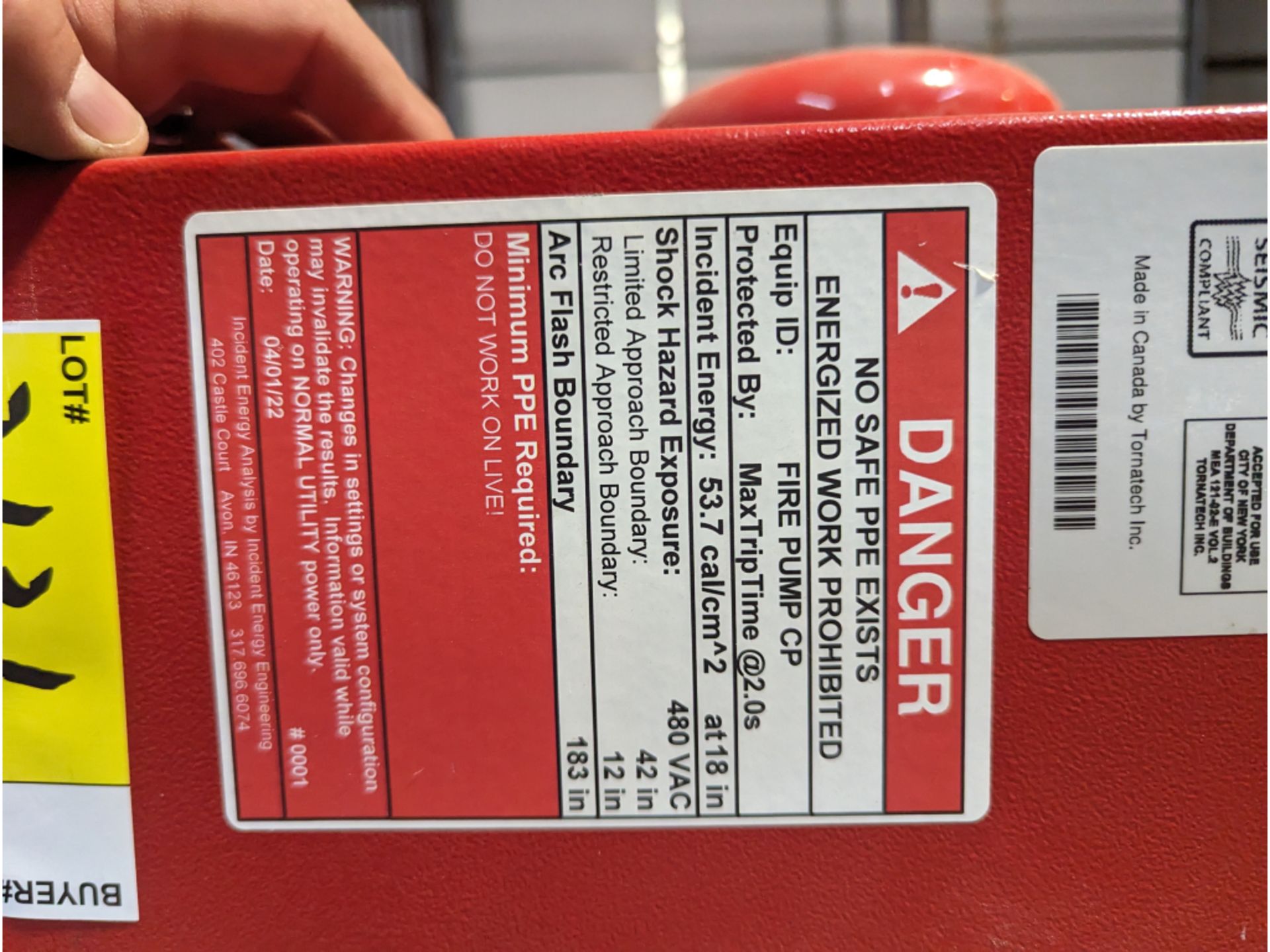 Tornatech Electric Fire Pump Controller - Image 5 of 7