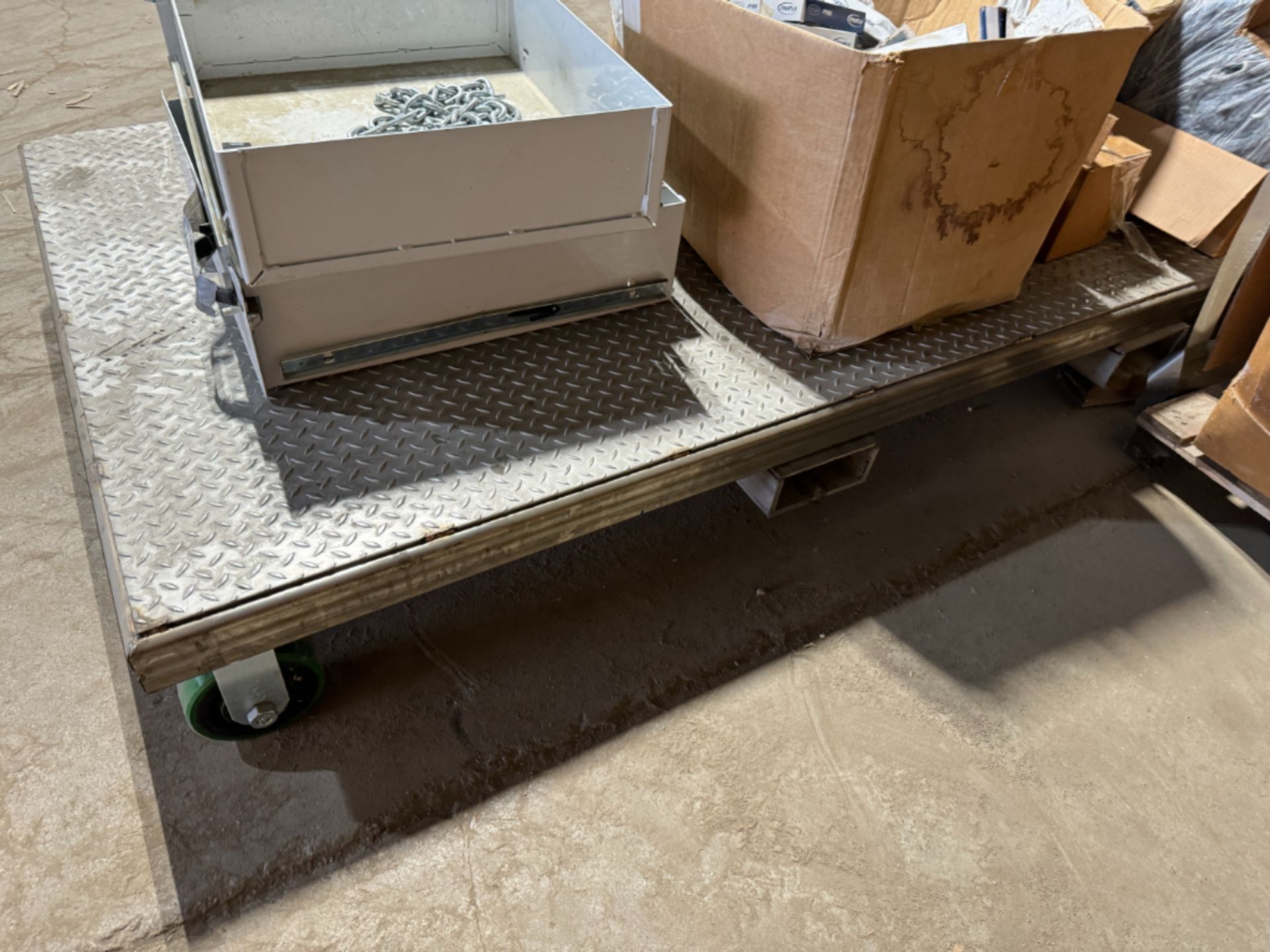 95" x 43" Industrial Cart - Image 3 of 4