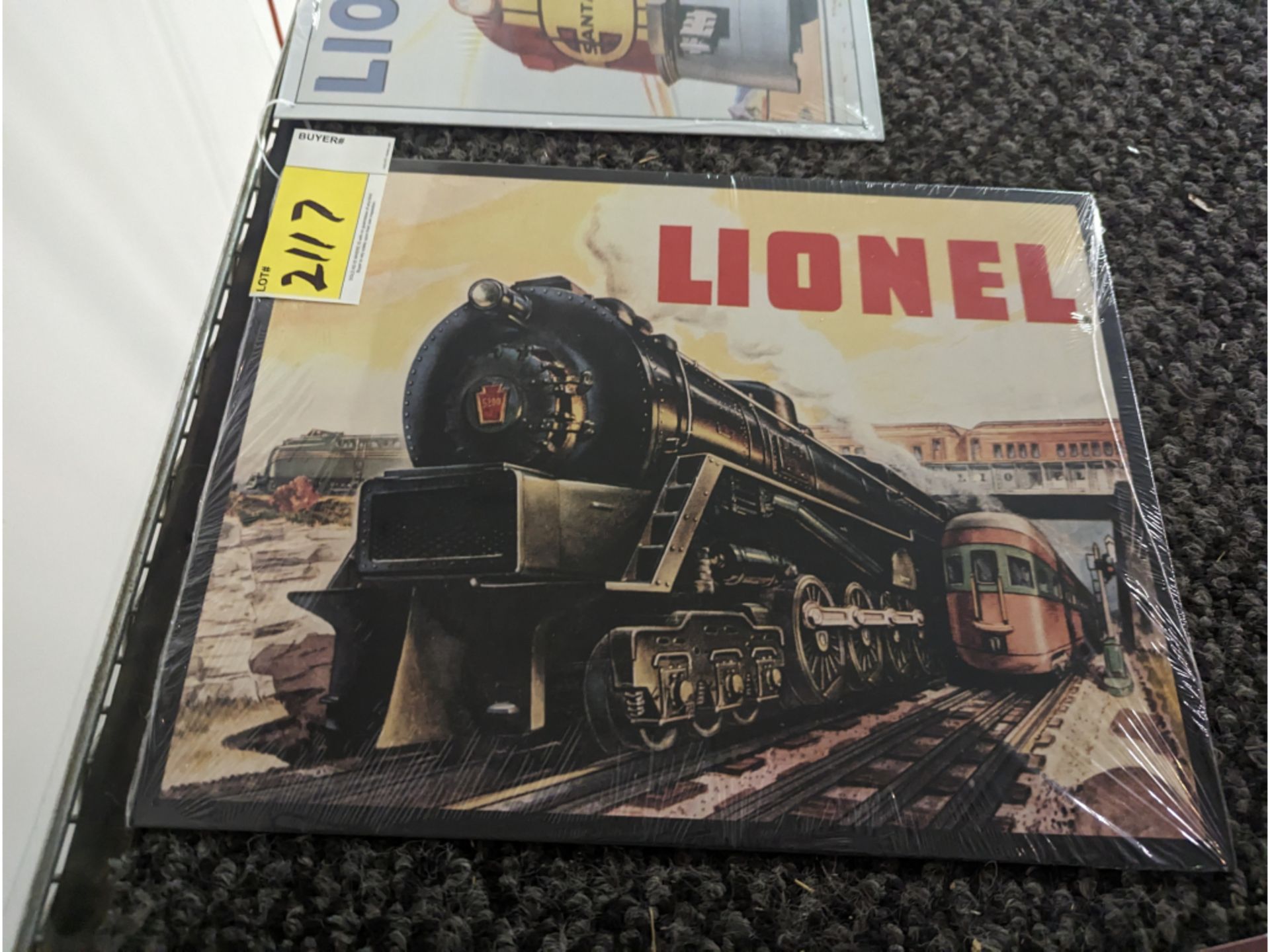 "2 Retro Vintage Signs" Lionel Trains - Image 3 of 3